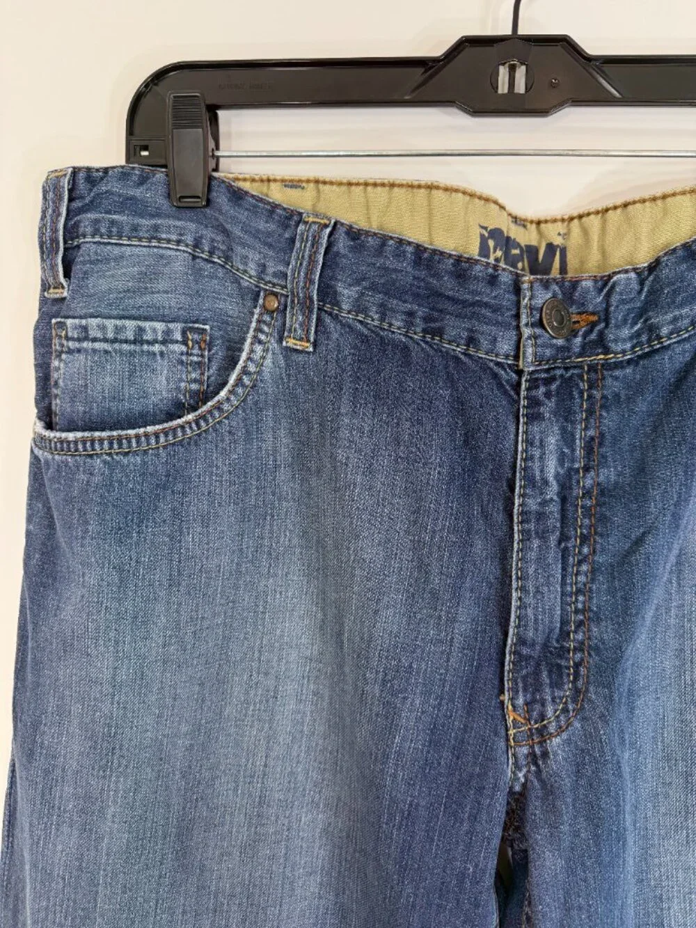 Vintage Mavi Marco Jeans Mens 38x36 Relaxed Straight Leg Blue Denim Y2K